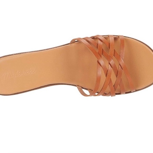 MOVING SALE | Madewell Tracie Crisscross Leather Slide Sandals, Women’s Size 9.5 - Picture 8 of 10